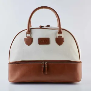 PERSONALISED WEEKENDER BAG - TAN