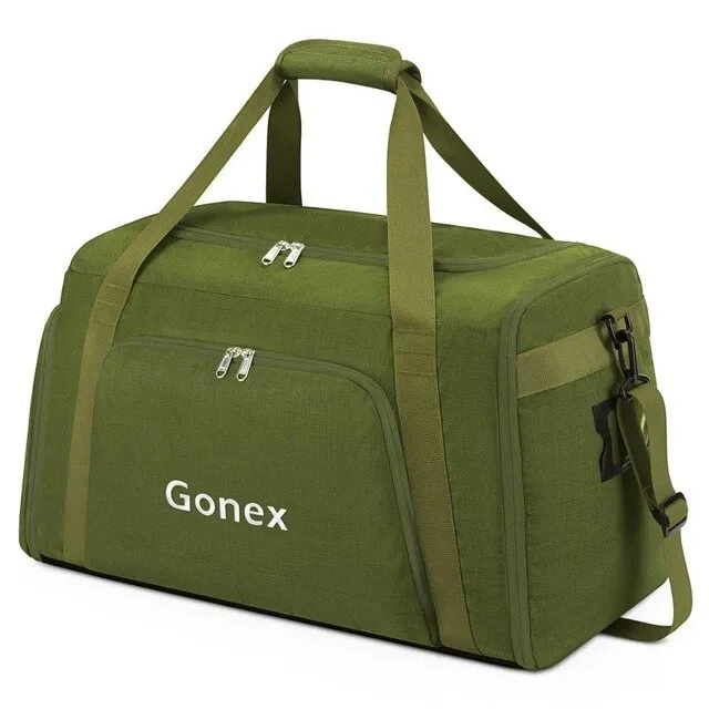 Portable Travel Duffle Bag Large Capacity Luggage Handy Shoulder Bag for Outdoor Trip Weekend Holiday Youth Style