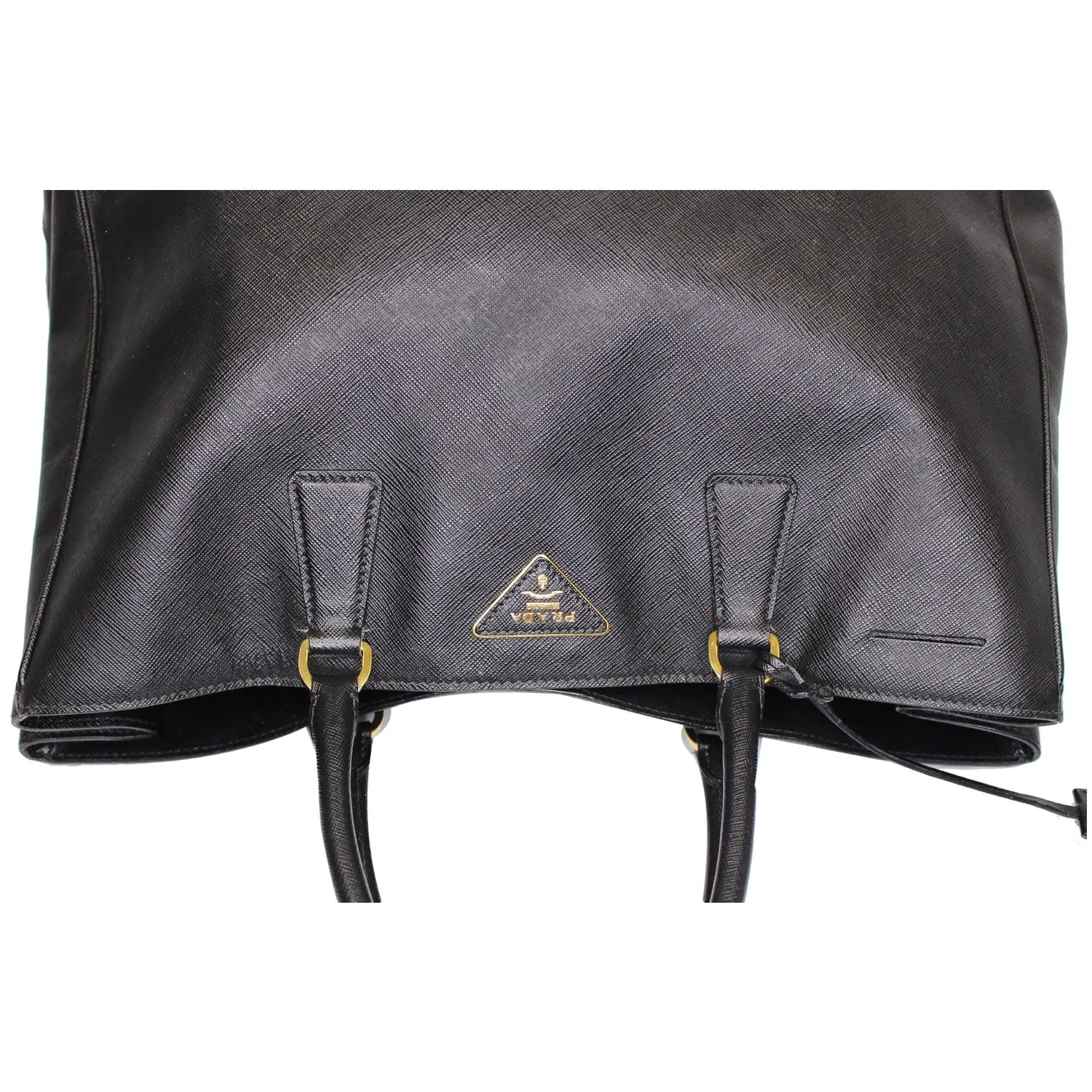 PRADA Galleria Large Saffiano Leather Tote Bag Black