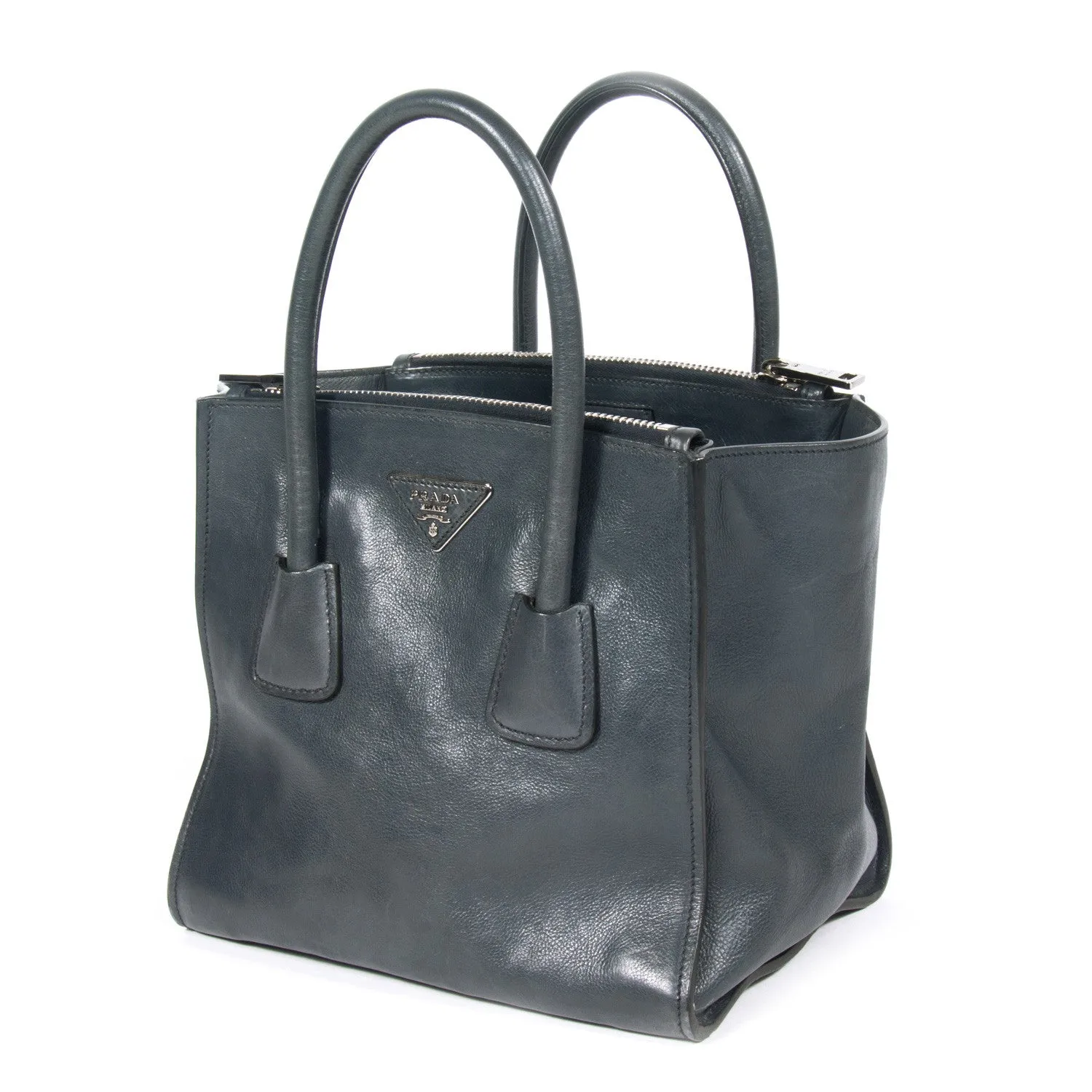 Prada Glace Calf Twin Tote