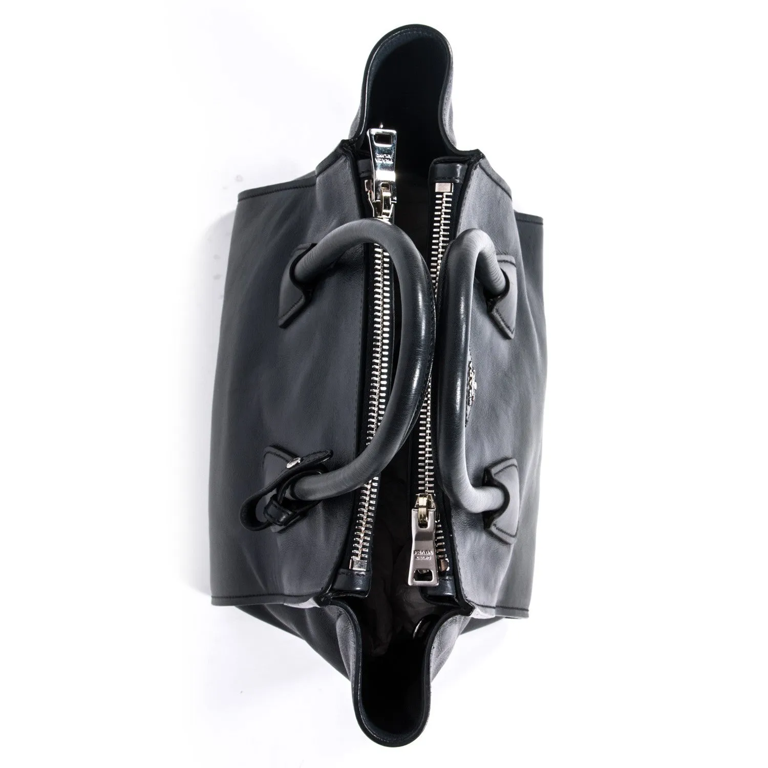 Prada Glace Calf Twin Tote