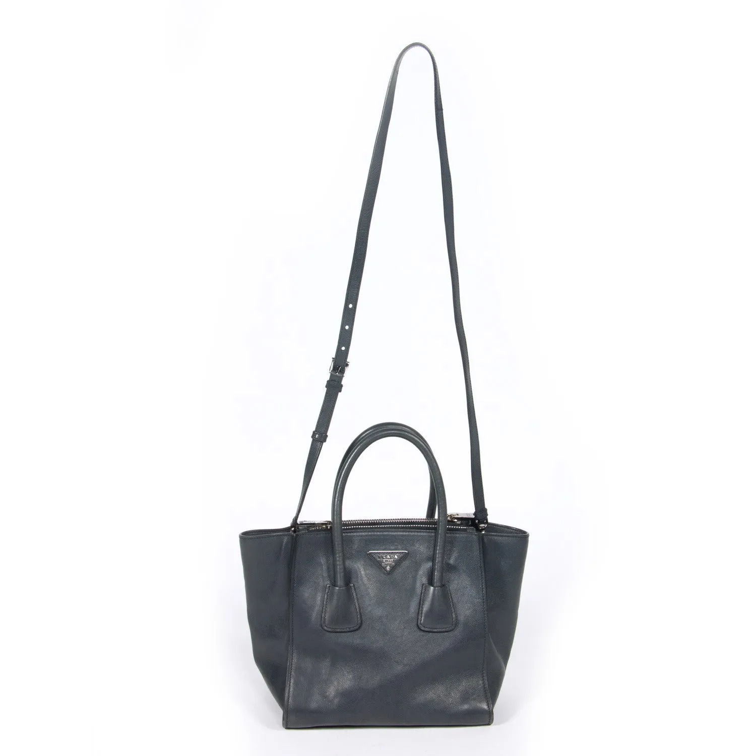 Prada Glace Calf Twin Tote