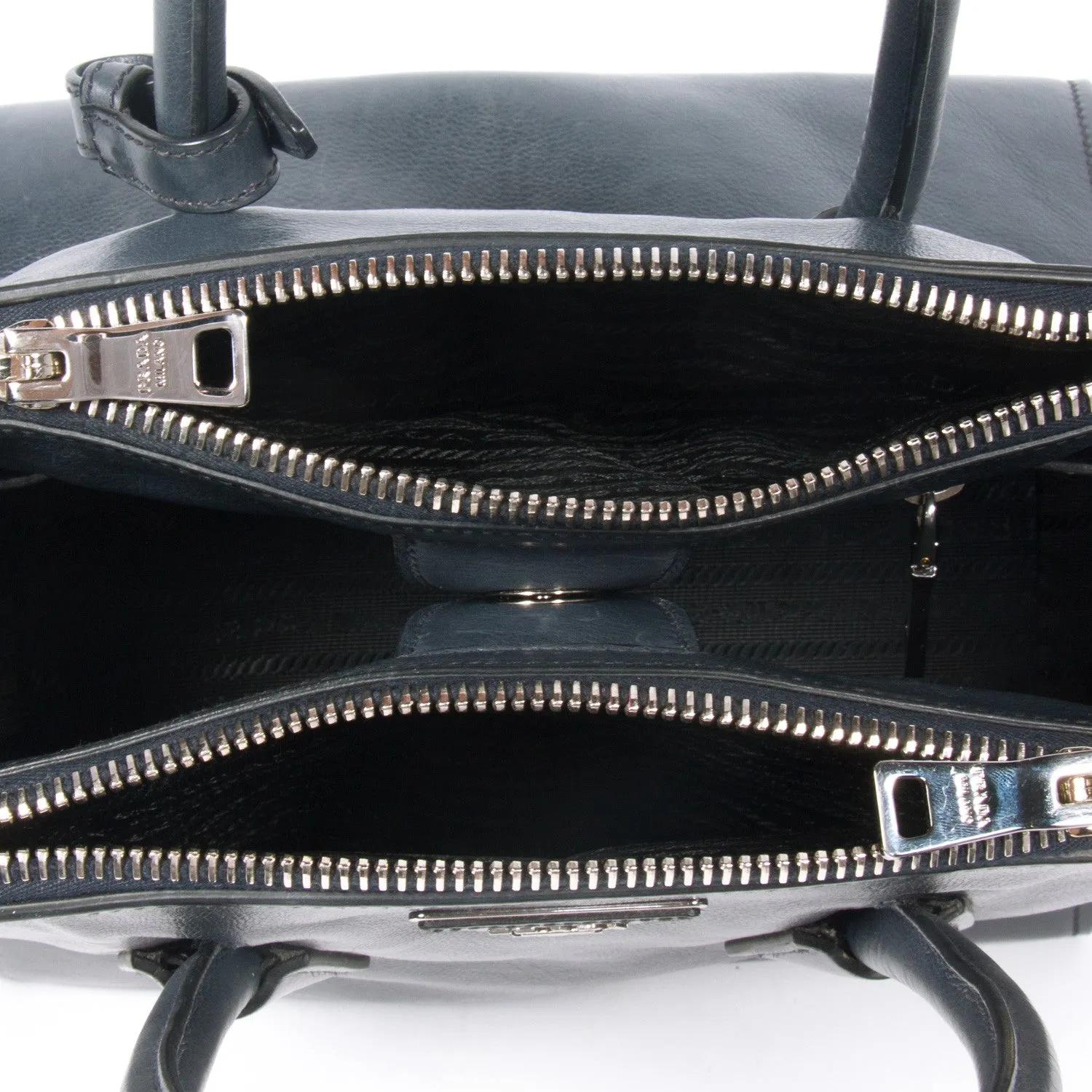Prada Glace Calf Twin Tote