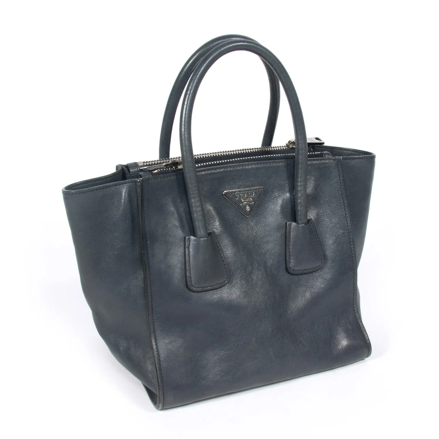 Prada Glace Calf Twin Tote