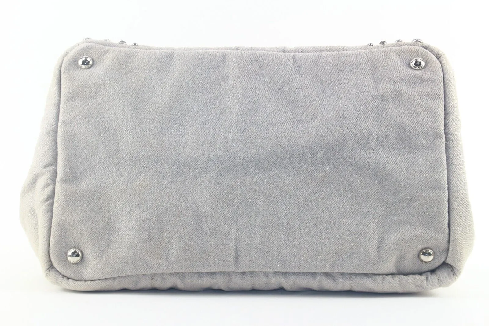 Prada Grey Jeweled Crystal 2way Tote 2PR1129K