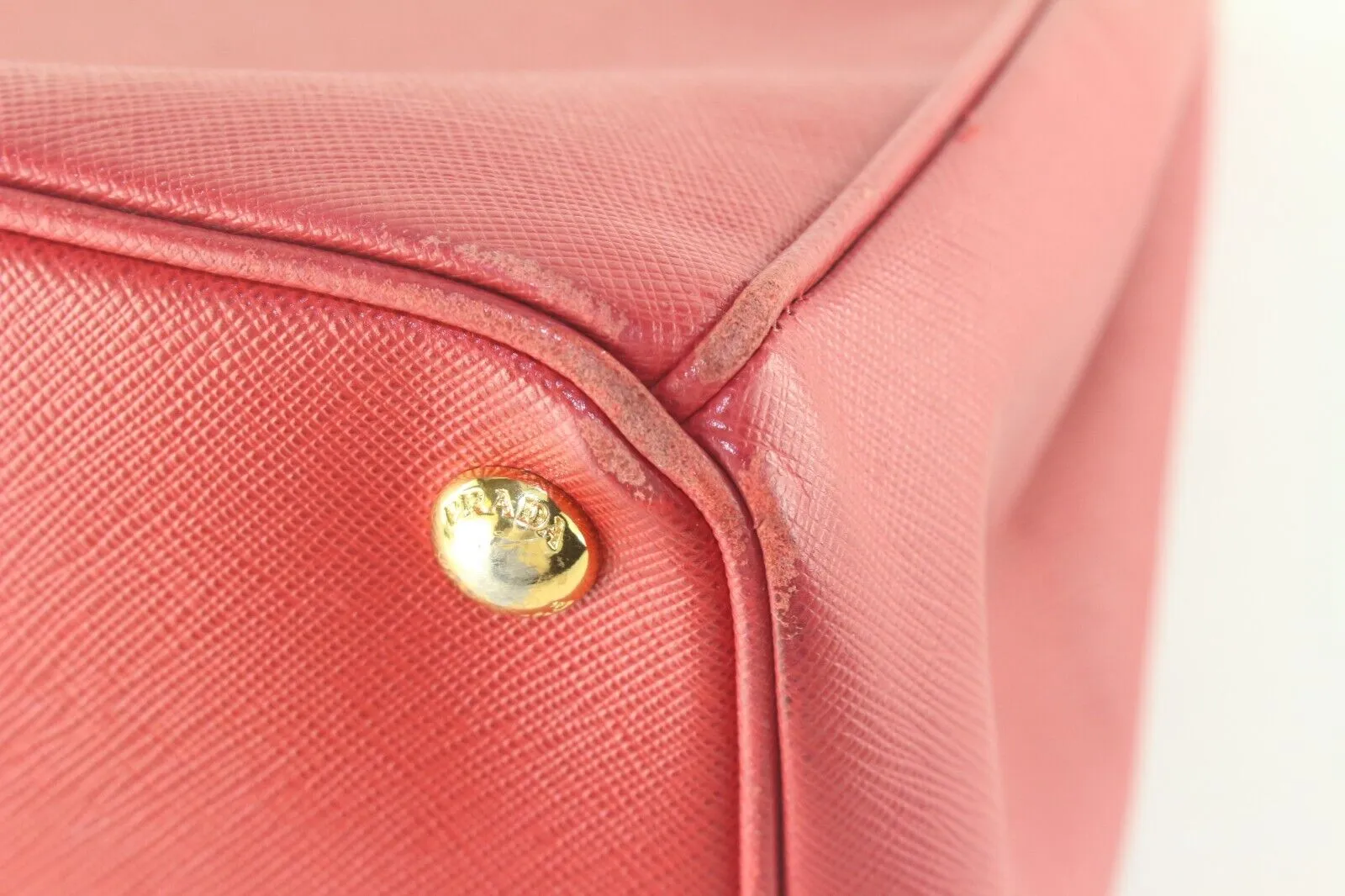 Prada Red Saffiano Luxe Tote 3PR105K