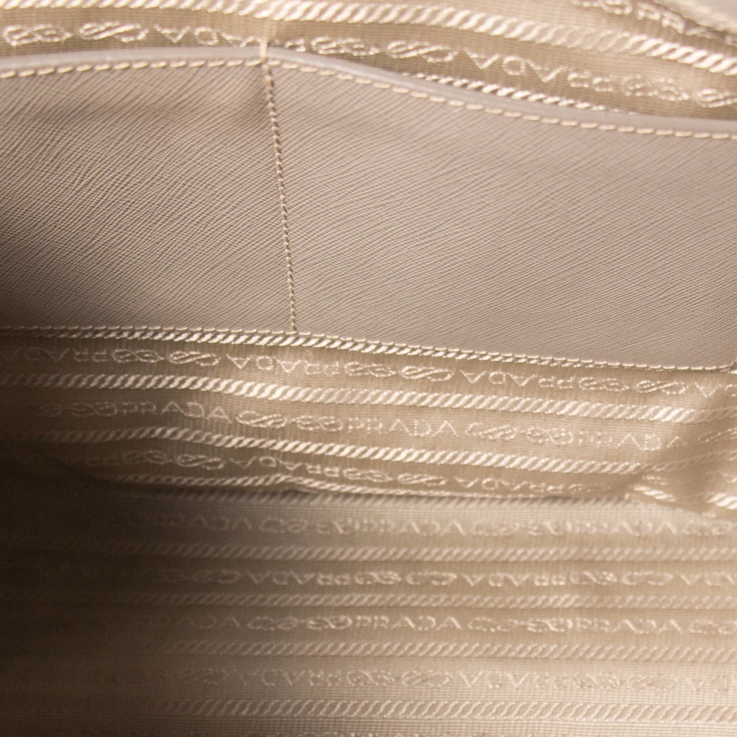 Prada Saffiano Double Zip Tote