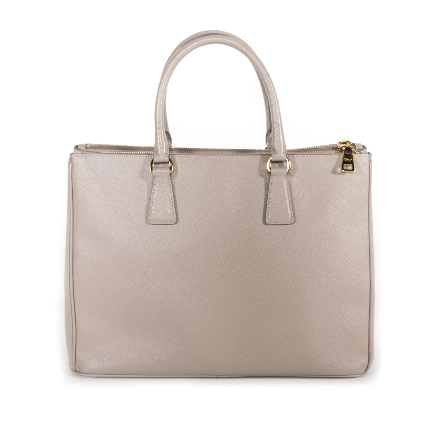 Prada Saffiano Double Zip Tote