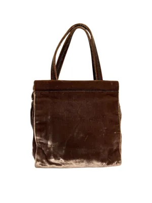 Prada Velvet Top Handle Bag