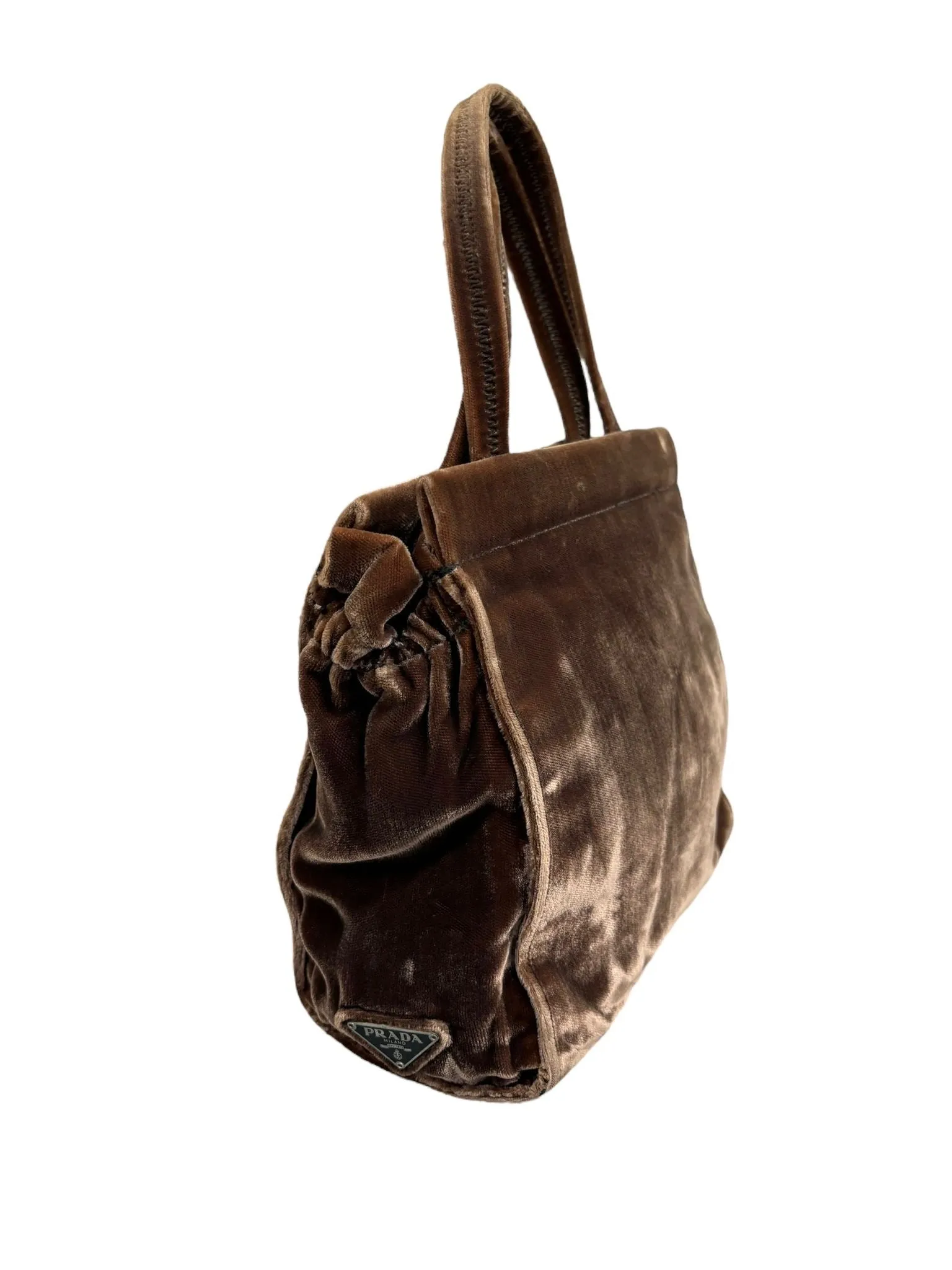 Prada Velvet Top Handle Bag