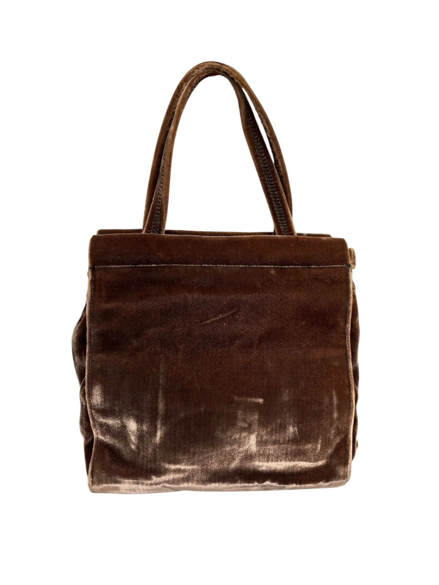 Prada Velvet Top Handle Bag