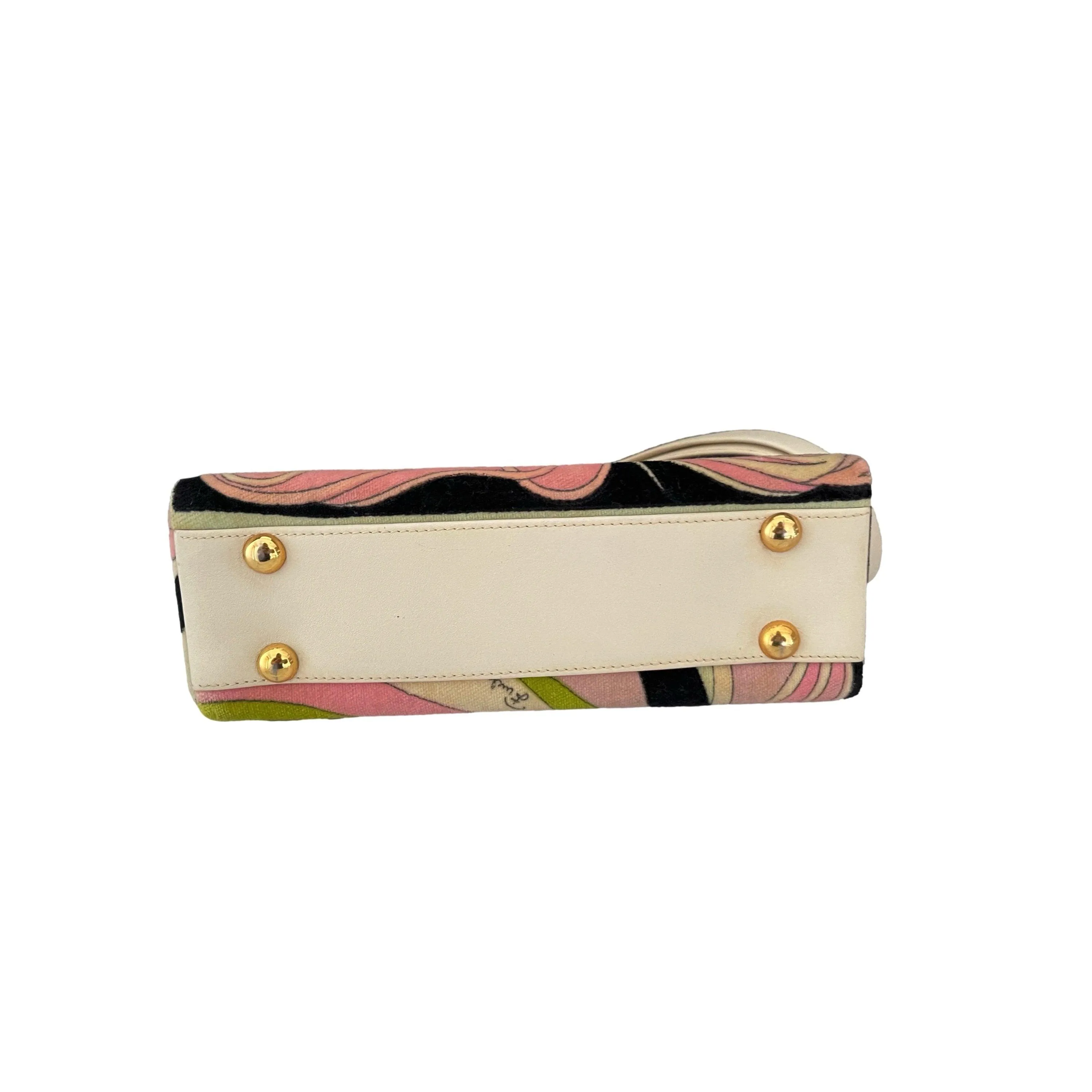 Pucci Pink Print Clasp Bag