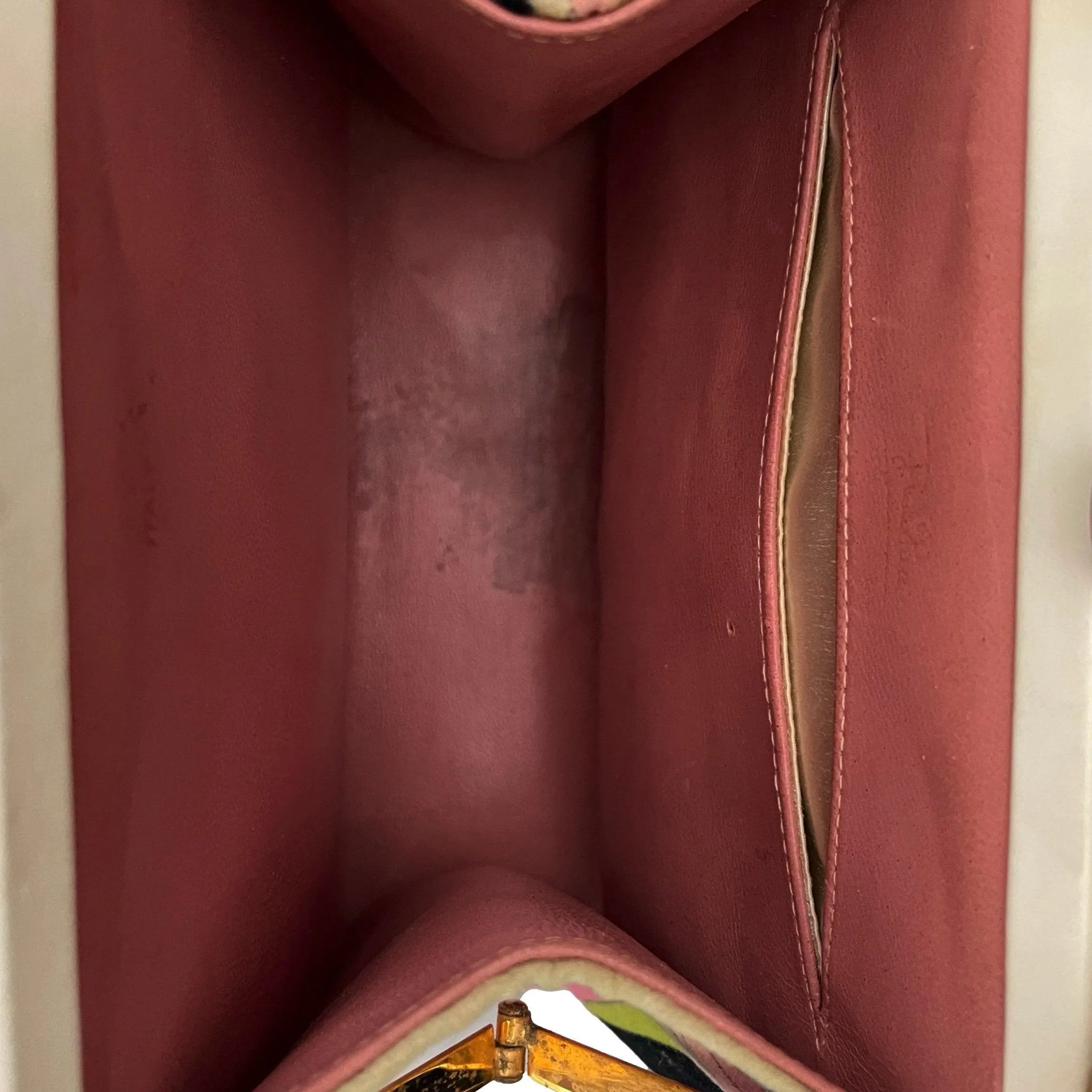 Pucci Pink Print Clasp Bag
