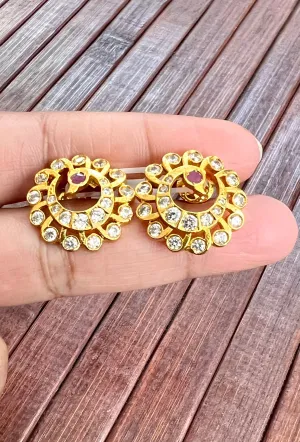 Pure 925 Silver CZ Earrings