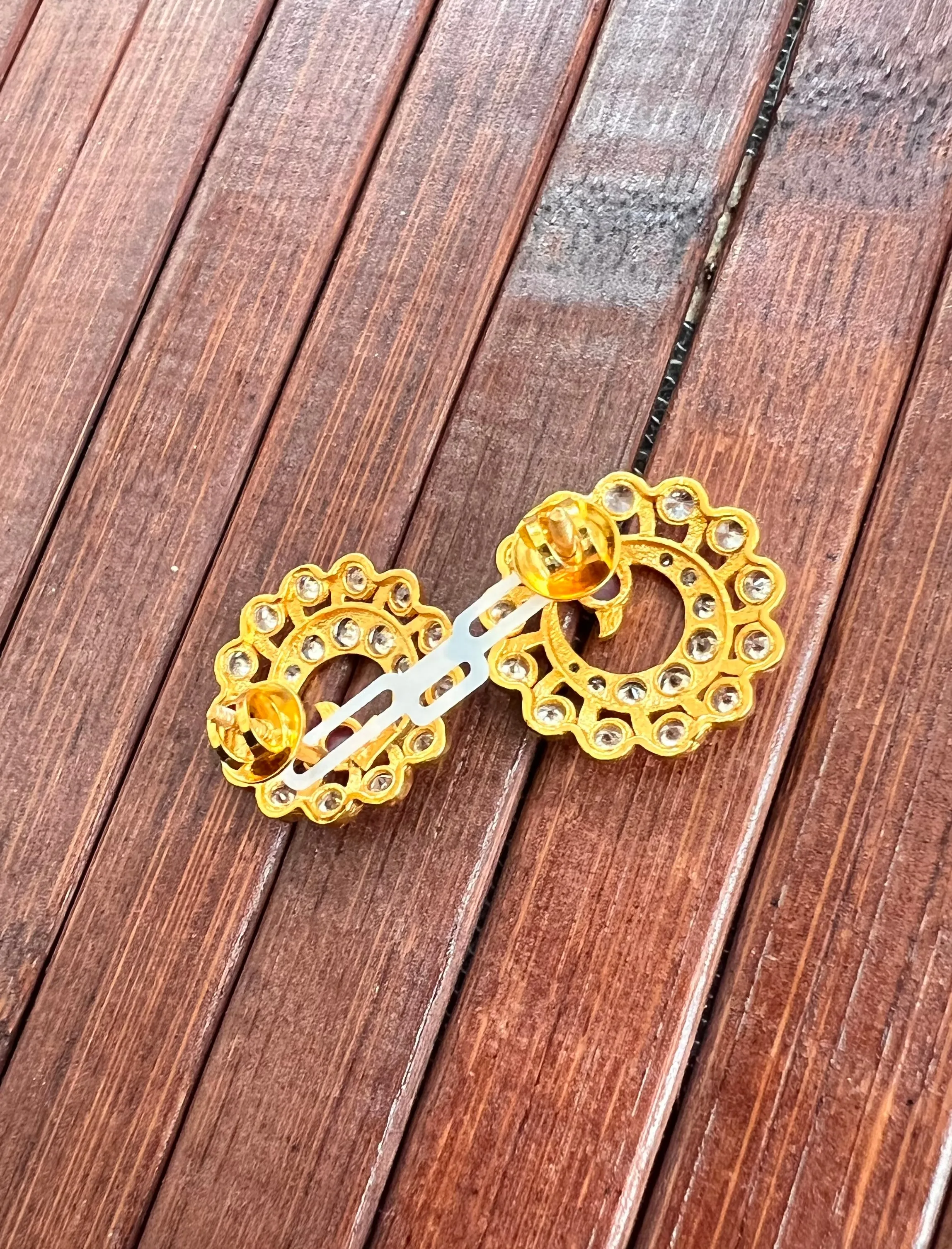 Pure 925 Silver CZ Earrings