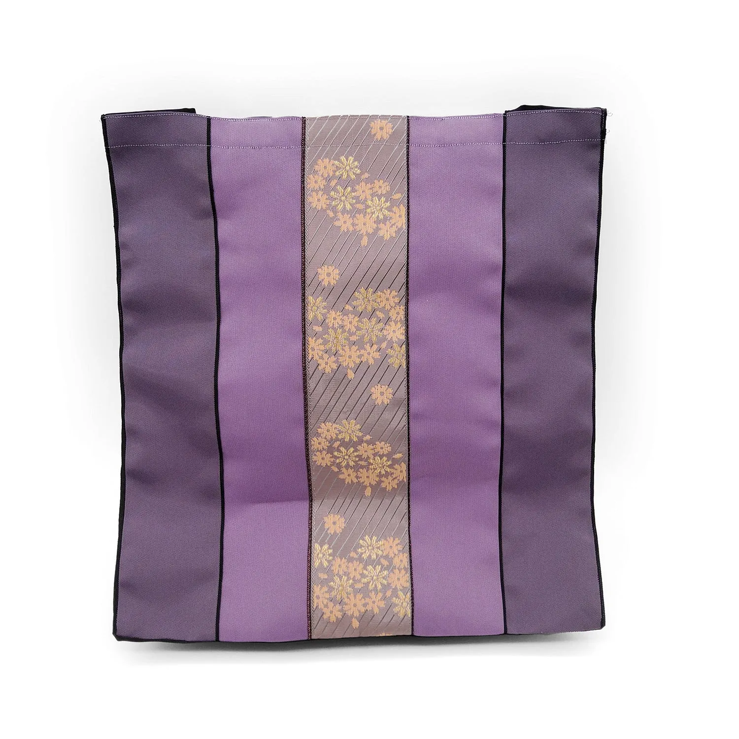 Purple and Orange Large Tote Bag