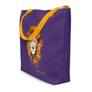 Purple Tote Bag