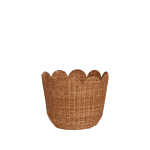 Rattan Tulip Basket - Natural