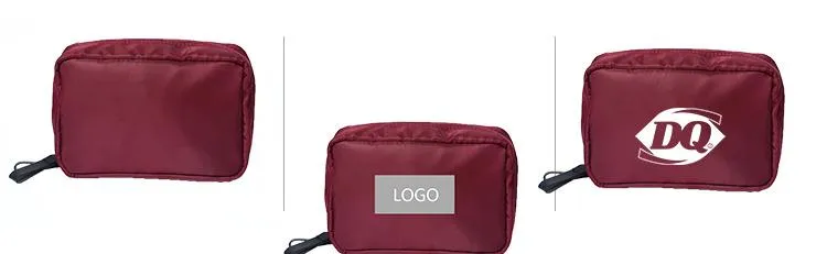 Rectangular Travel Pouch With Internal Compartments