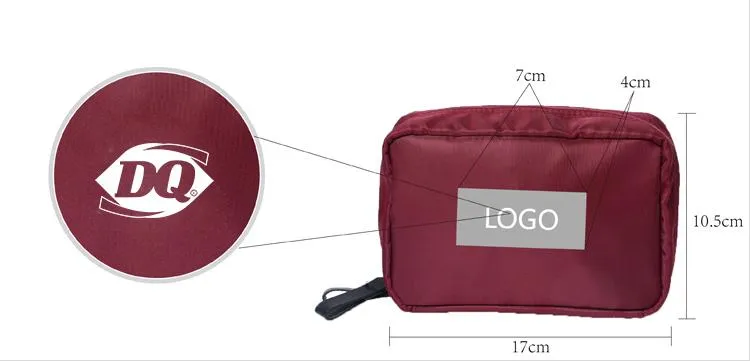 Rectangular Travel Pouch With Internal Compartments