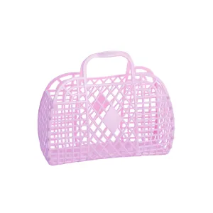 Retro Basket in Lilac - Small
