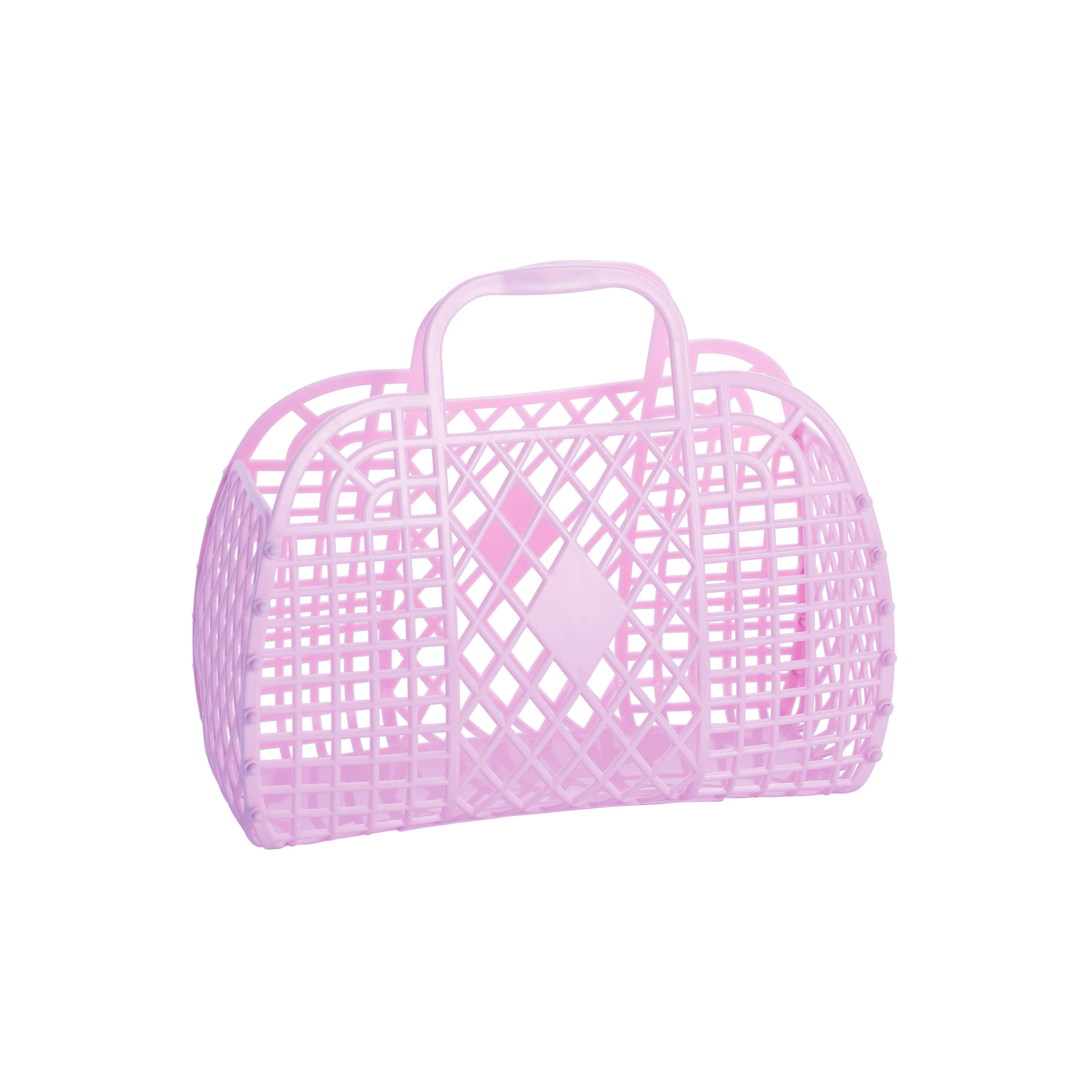 Retro Basket in Lilac - Small