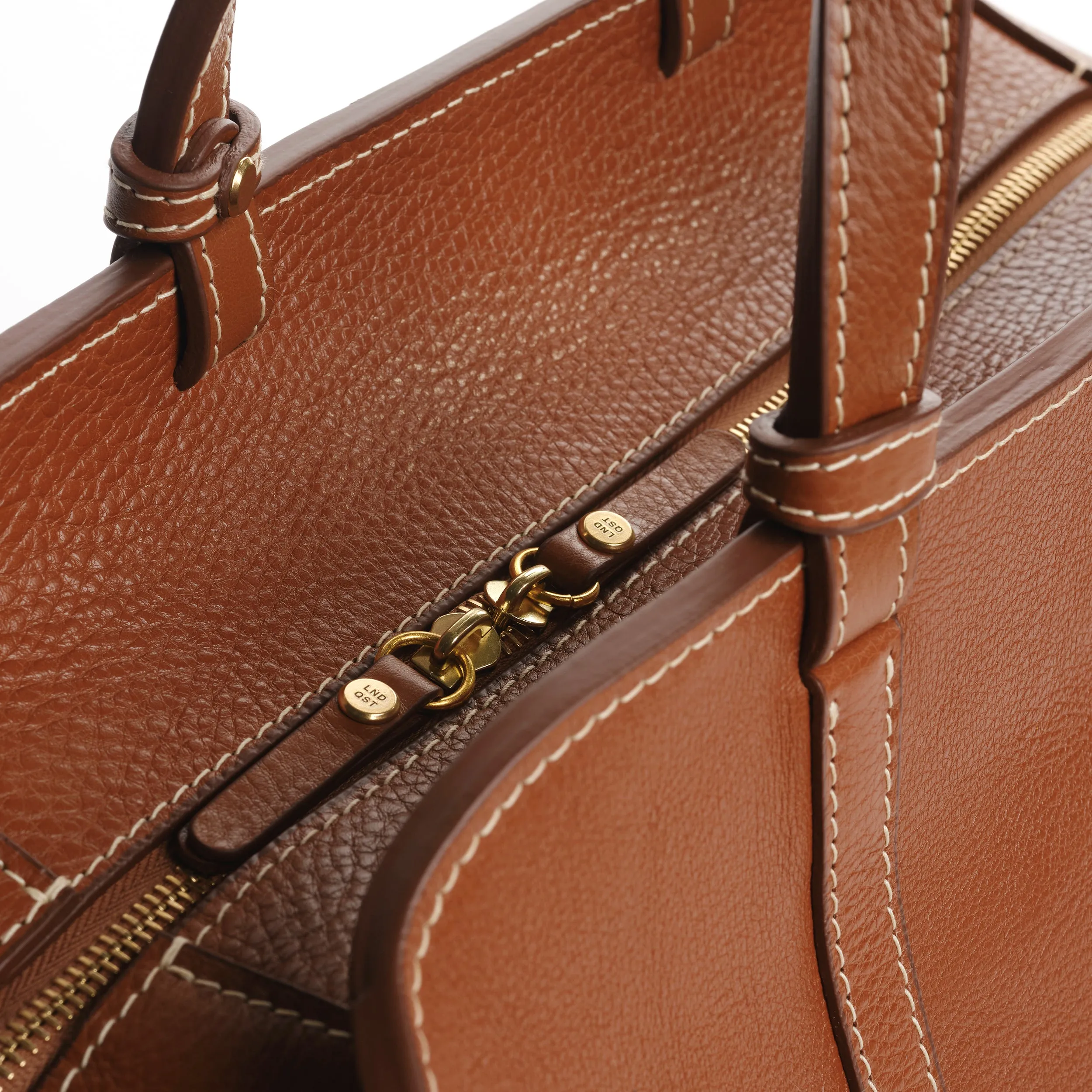 Rhodes Small Duffel in Leather Brown