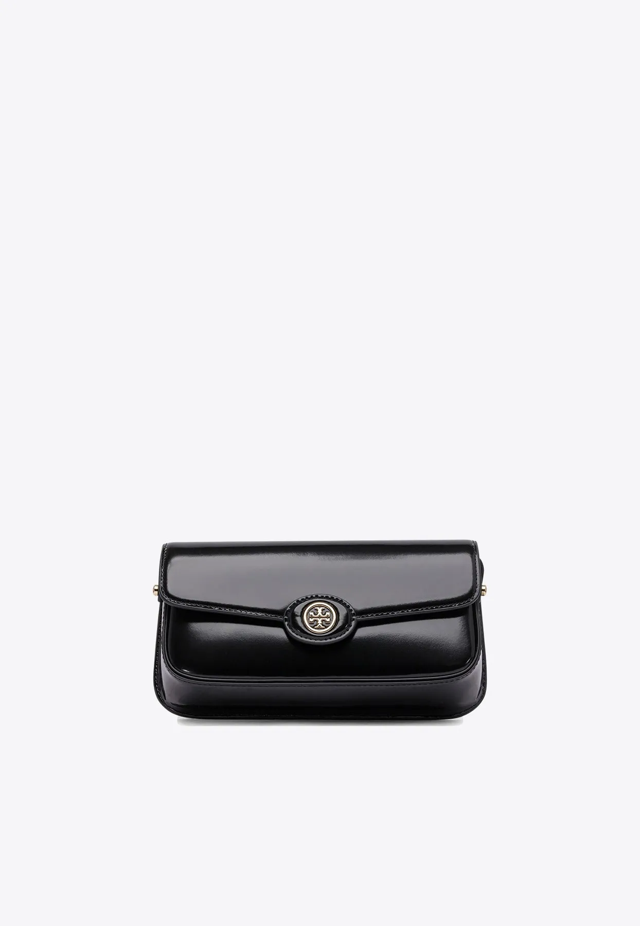 Robinson Spazzolato Patent Leather Shoulder Bag