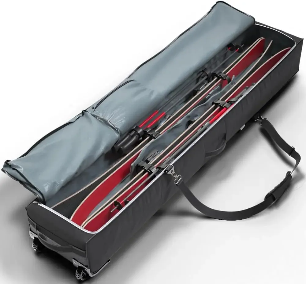 Rolling Double Ski Bag