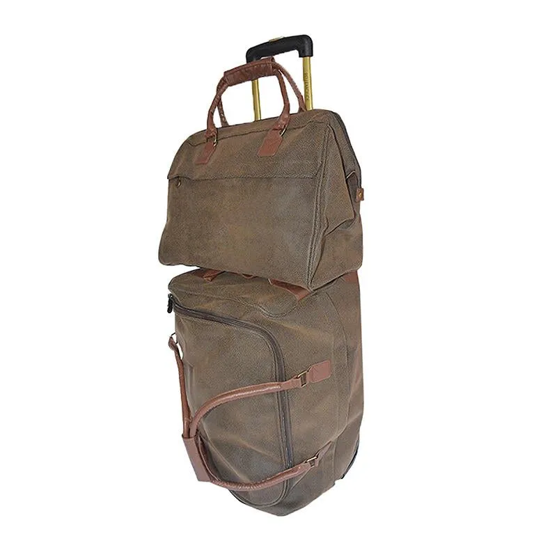 Rolling Duffle - 21" Brown