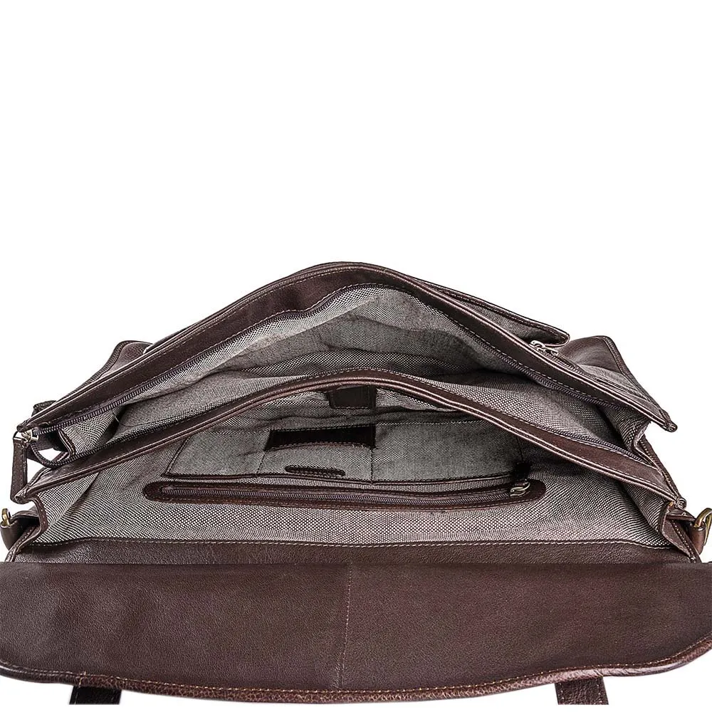 Roma  Leather Briefcase