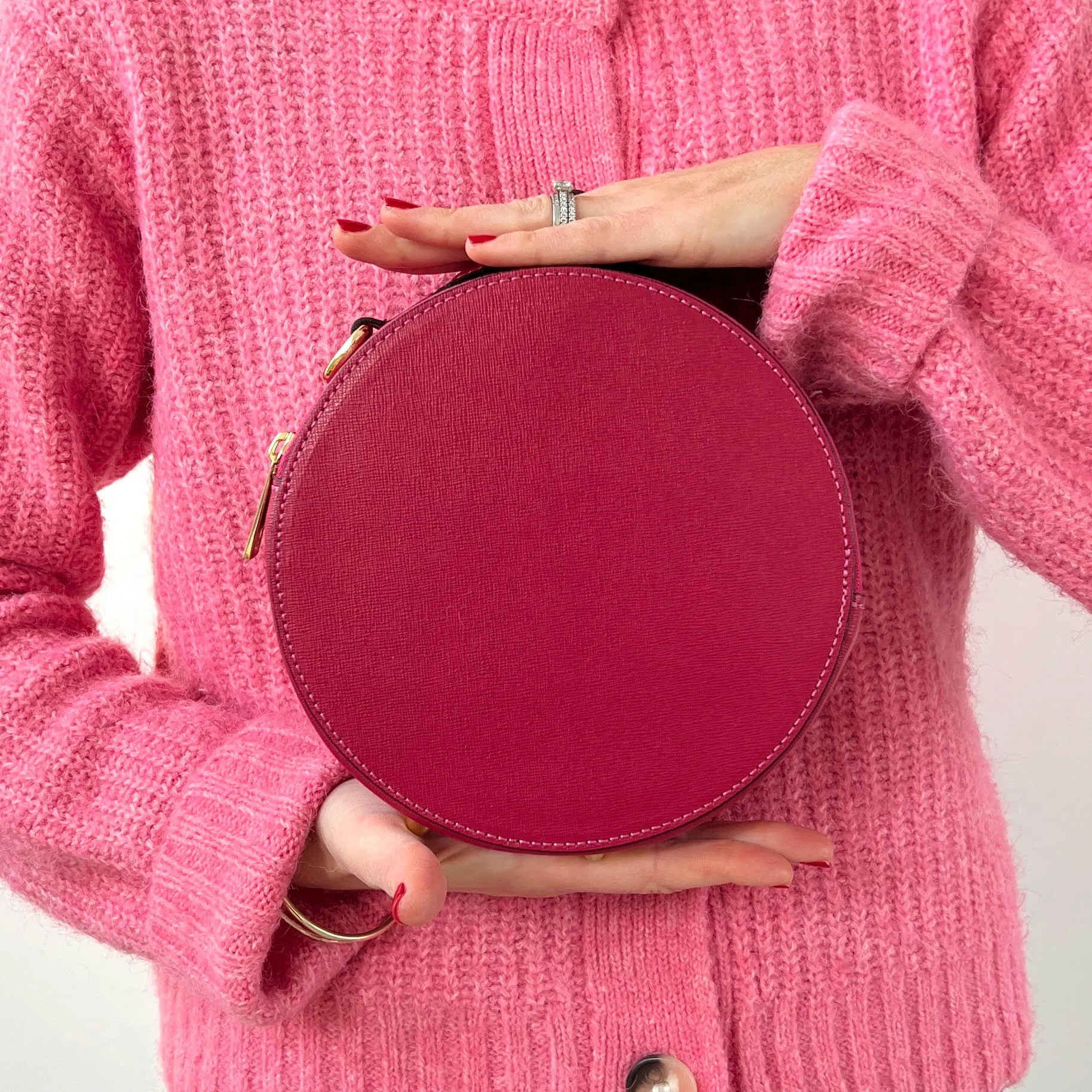 Rome Round Circle Crossbody Bag