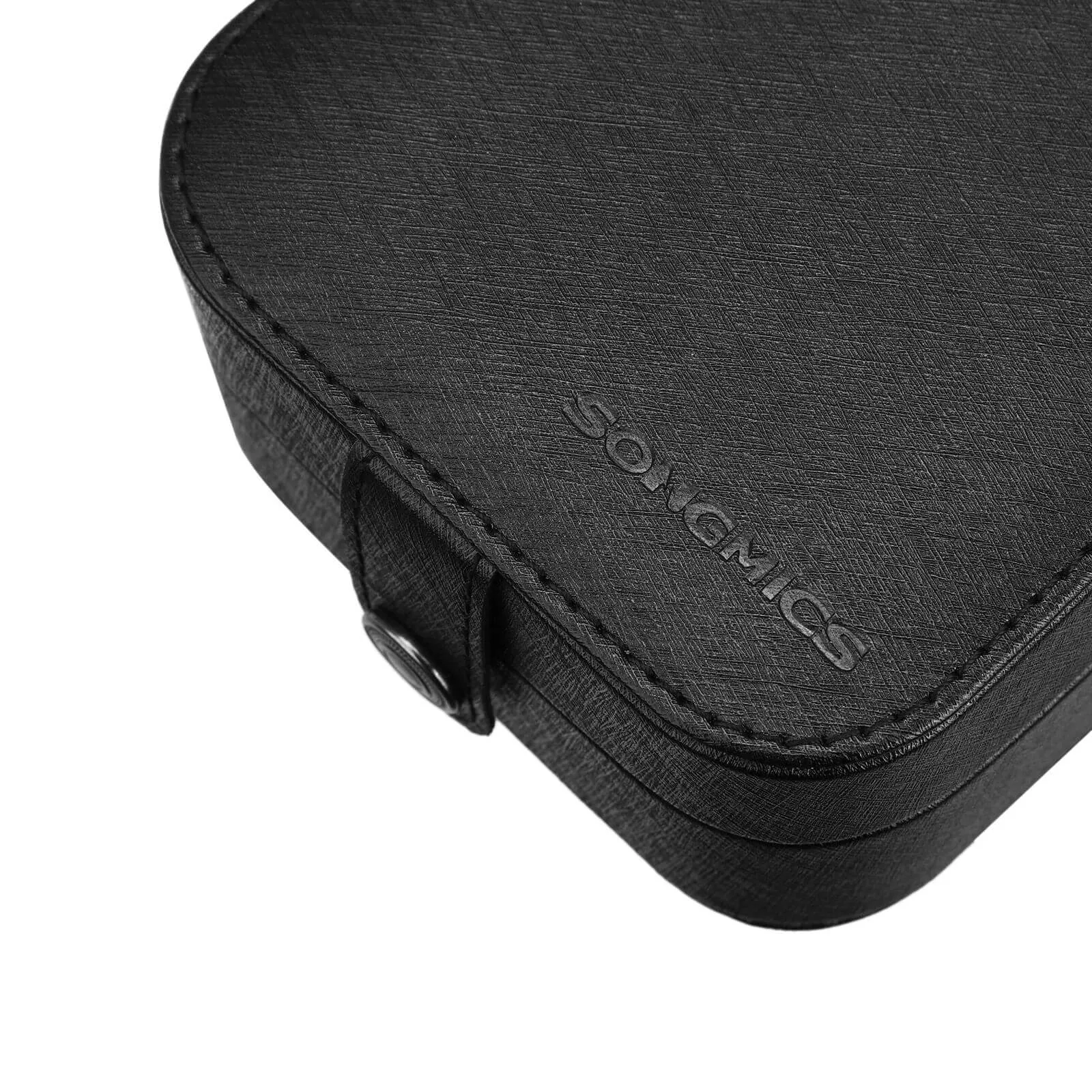 Rootz Portable Jewelry Box - Travel Case - Organizer - Compact Design - PU Material - Keeps Jewelry in Order - 15cm x 10cm x 5cm