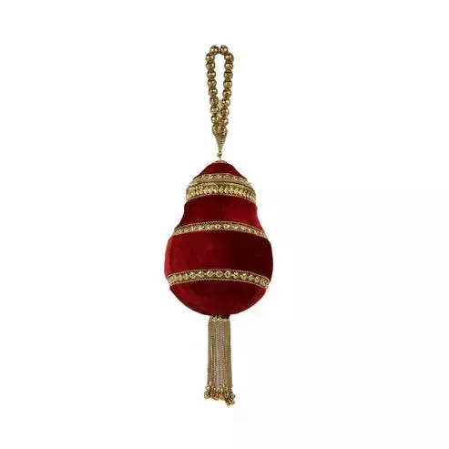 Royal Red Velvet Potli – Handcrafted Bridal & Festive Purse with Gold Embellishments