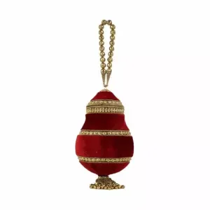 Royal Red Velvet Potli – Handcrafted Bridal & Festive Purse with Gold Embellishments