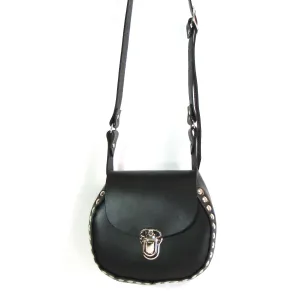 RP81P  Small Studded Crossbody Shoulder Bag