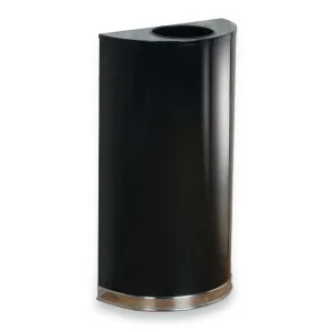 Rubbermaid Commercial 12 Gallon Half Round Steel Receptacle