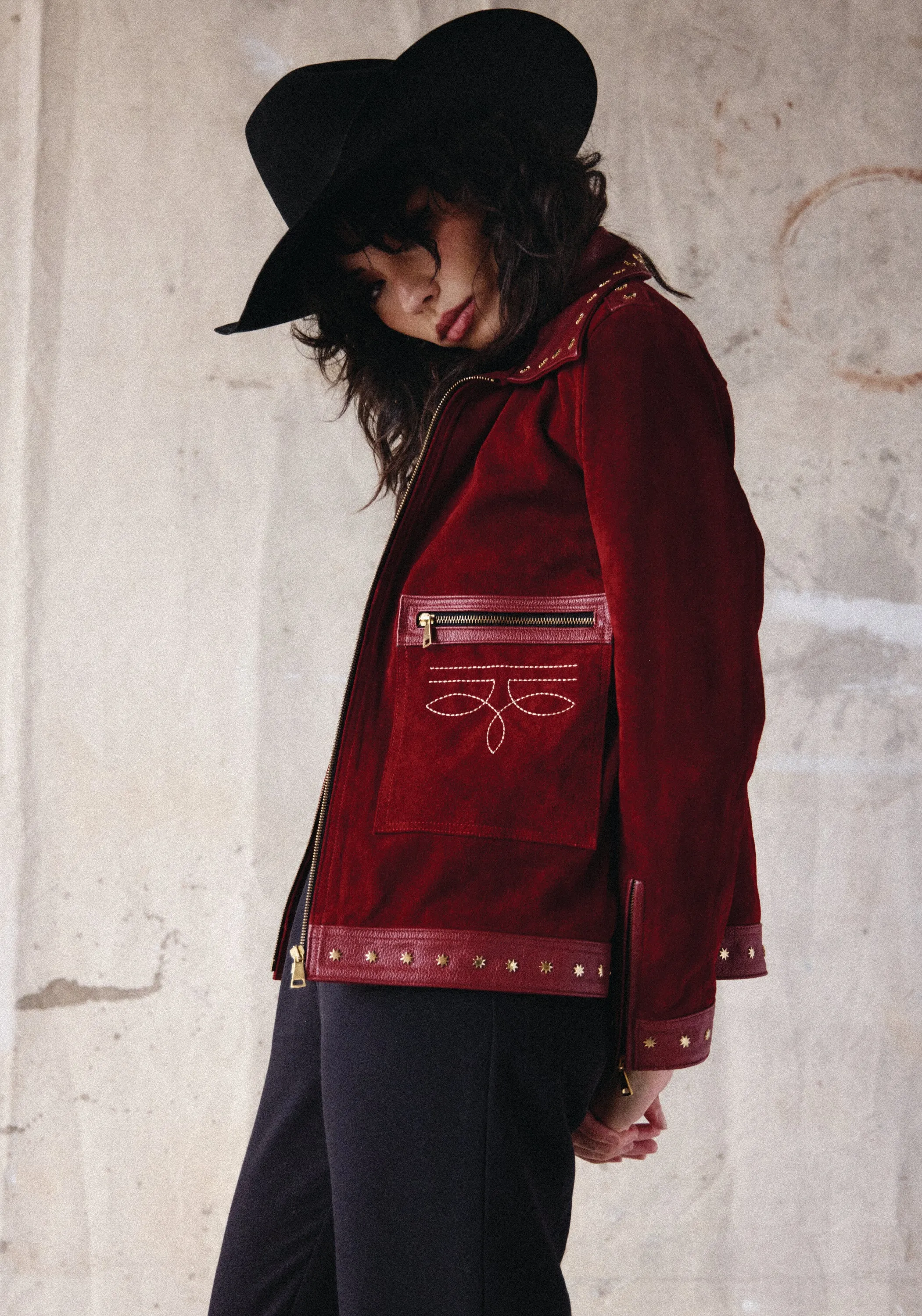 Ruby Red Rider Jacket