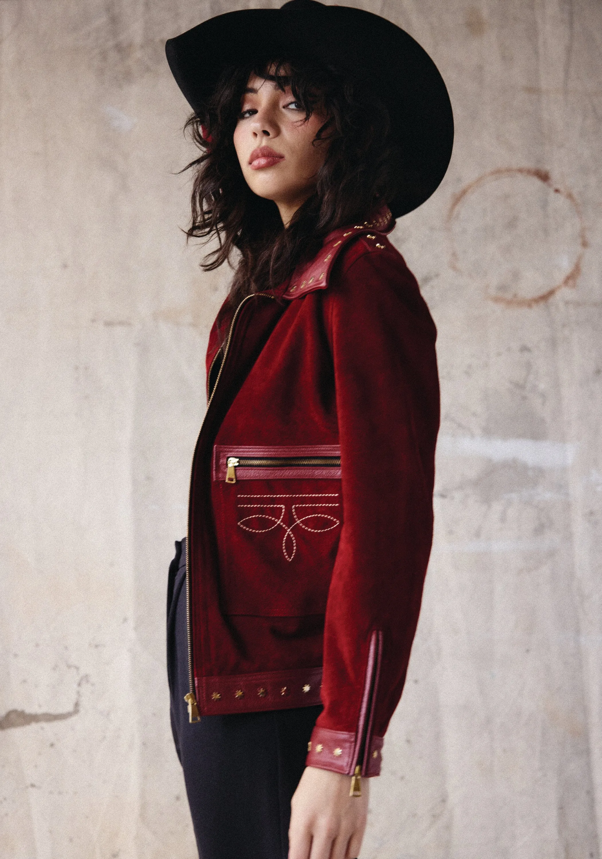 Ruby Red Rider Jacket