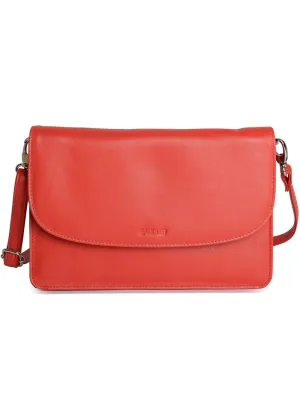 Saddler Olivia Leather Shoulderbag Red