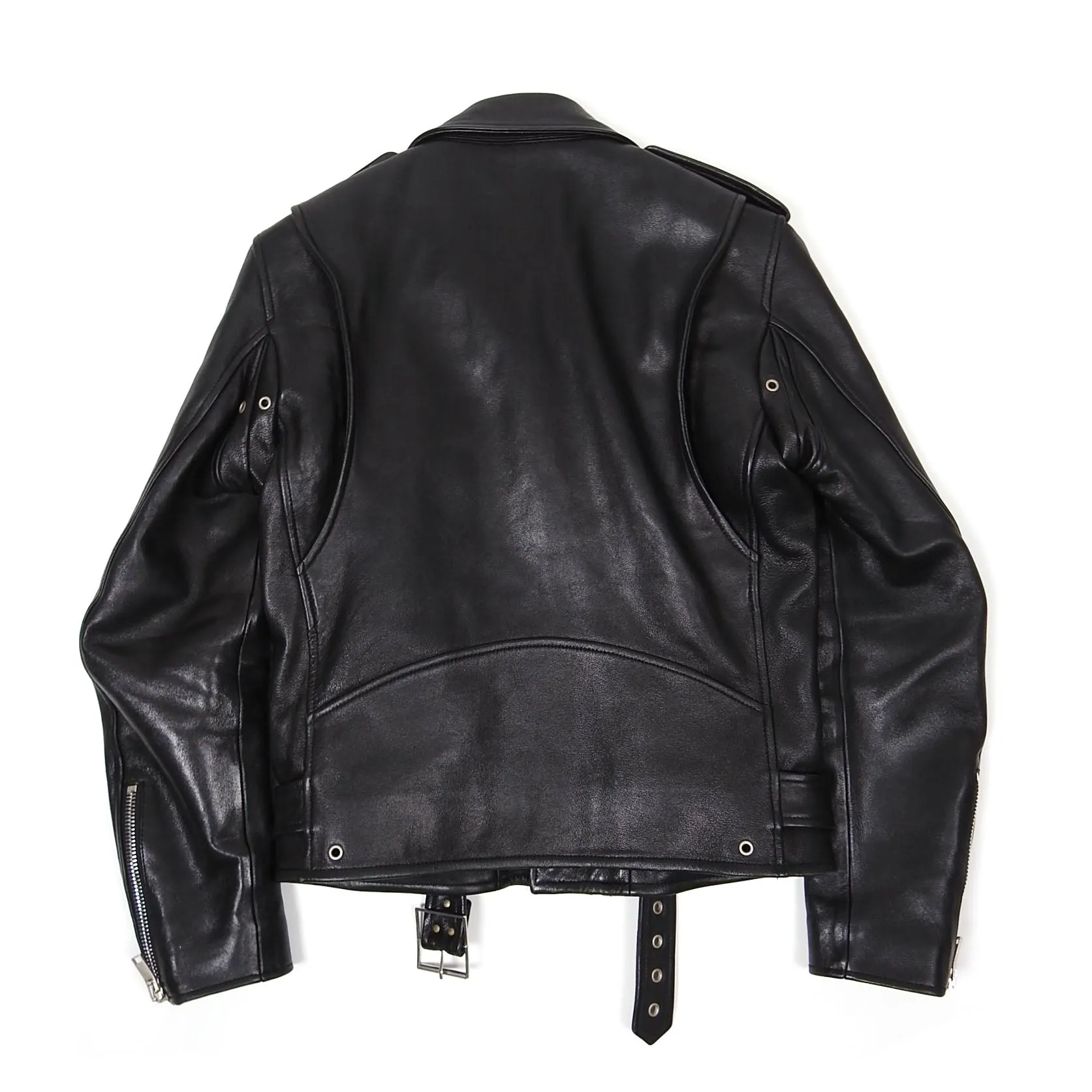 Saint Laurent Leather L17 Biker Jacket Size 46