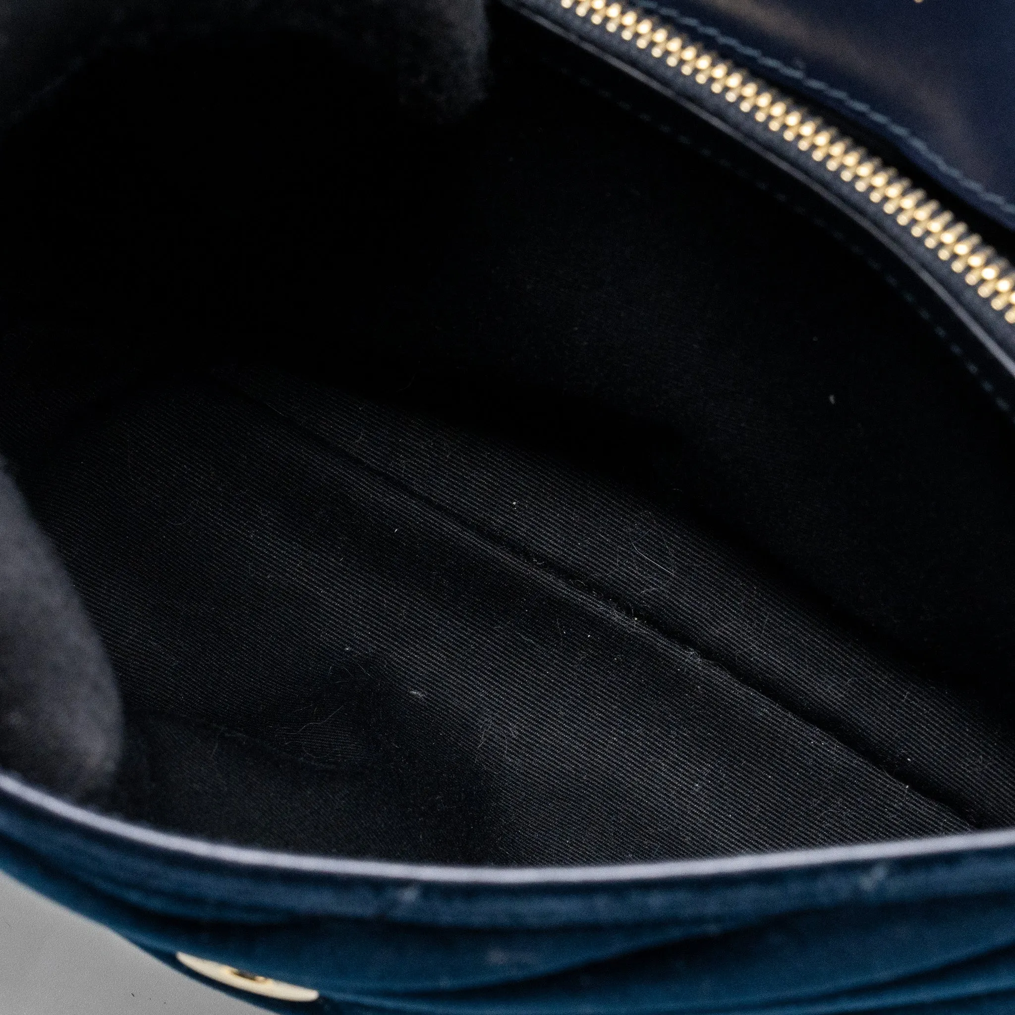 Saint Laurent /YSL Medium Lou Lou In Velvet Blue GHW