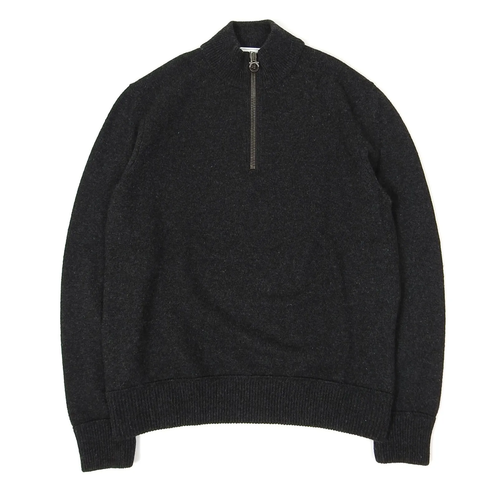 Salvatore Ferragamo 1/4 Zip Cashmere Sweater Size Medium