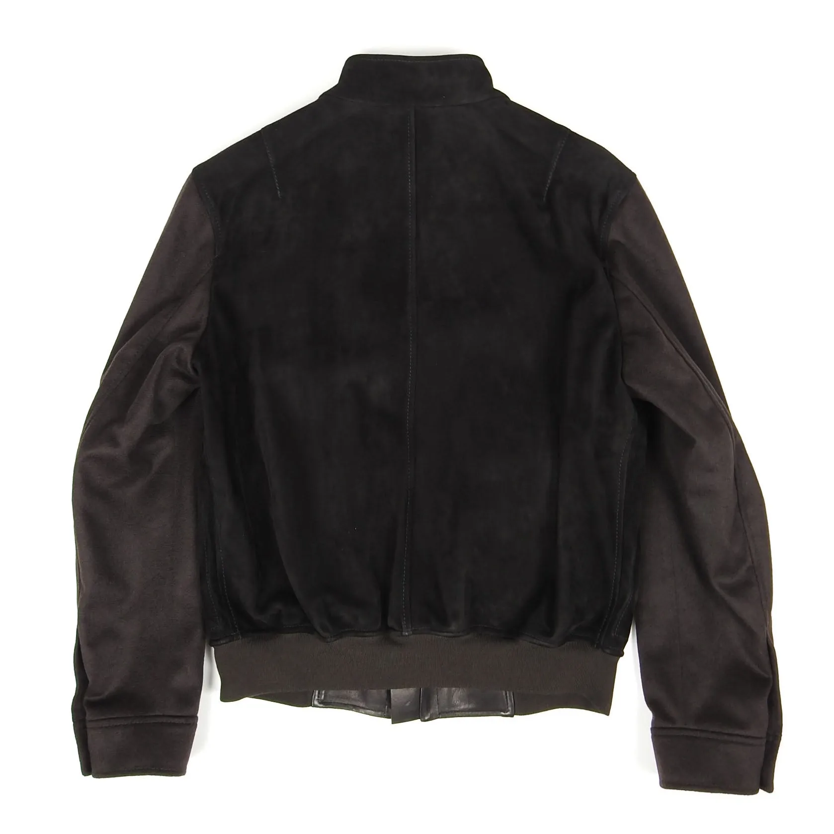 Salvatore Ferragamo Lamb Leather Bomber Jacket Size 48