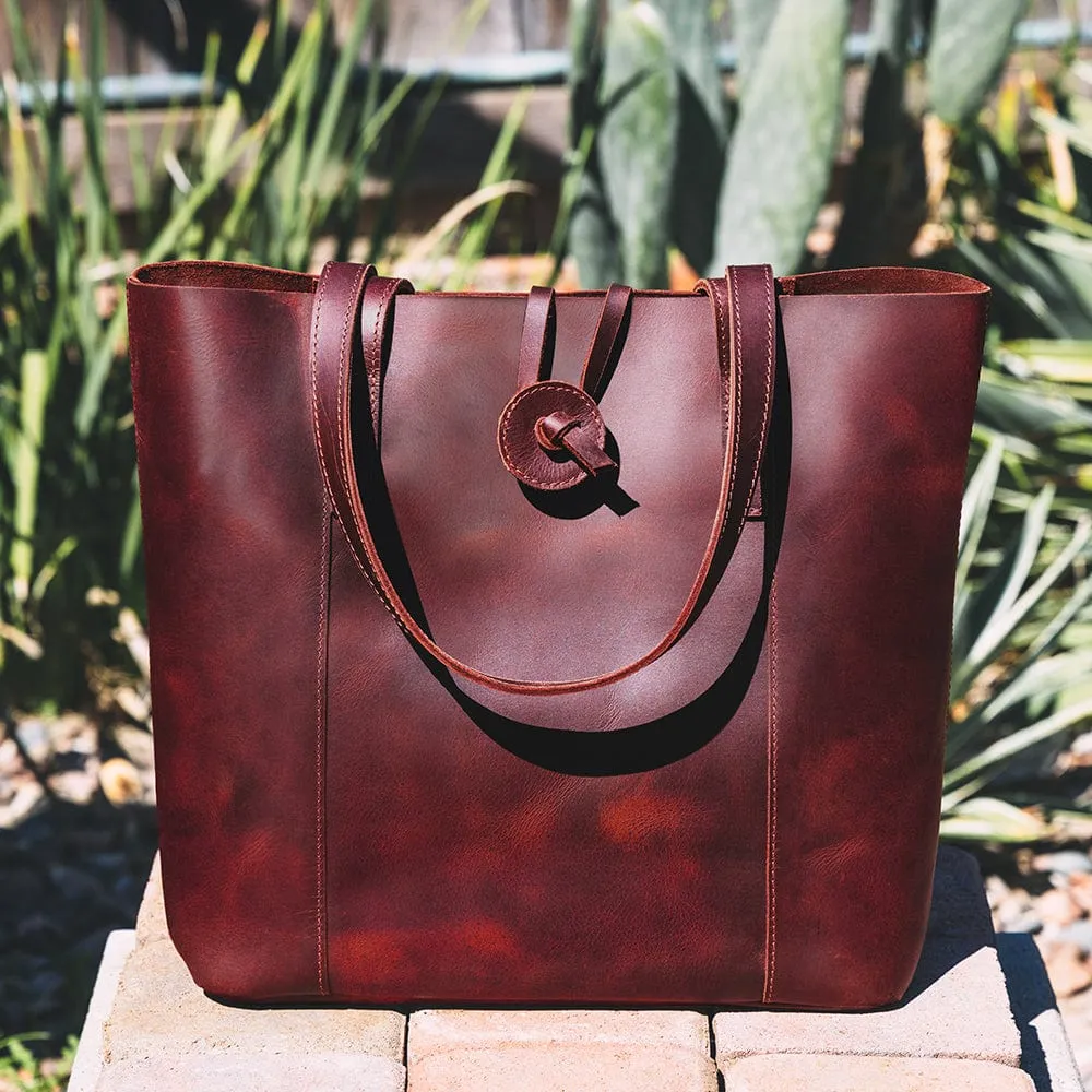 Savannah Handcrafted Leather Tote