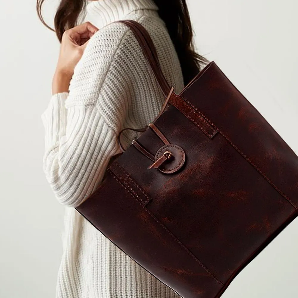 Savannah Handcrafted Leather Tote