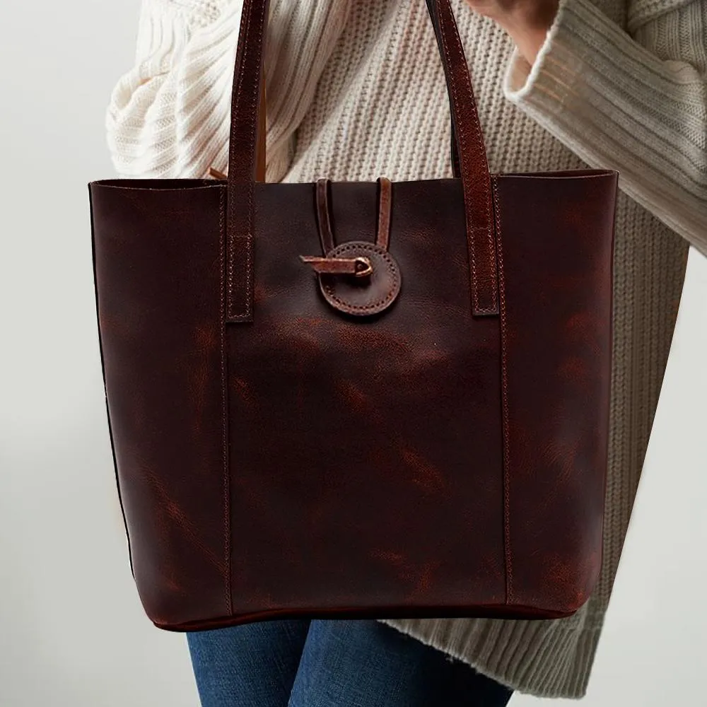 Savannah Handcrafted Leather Tote