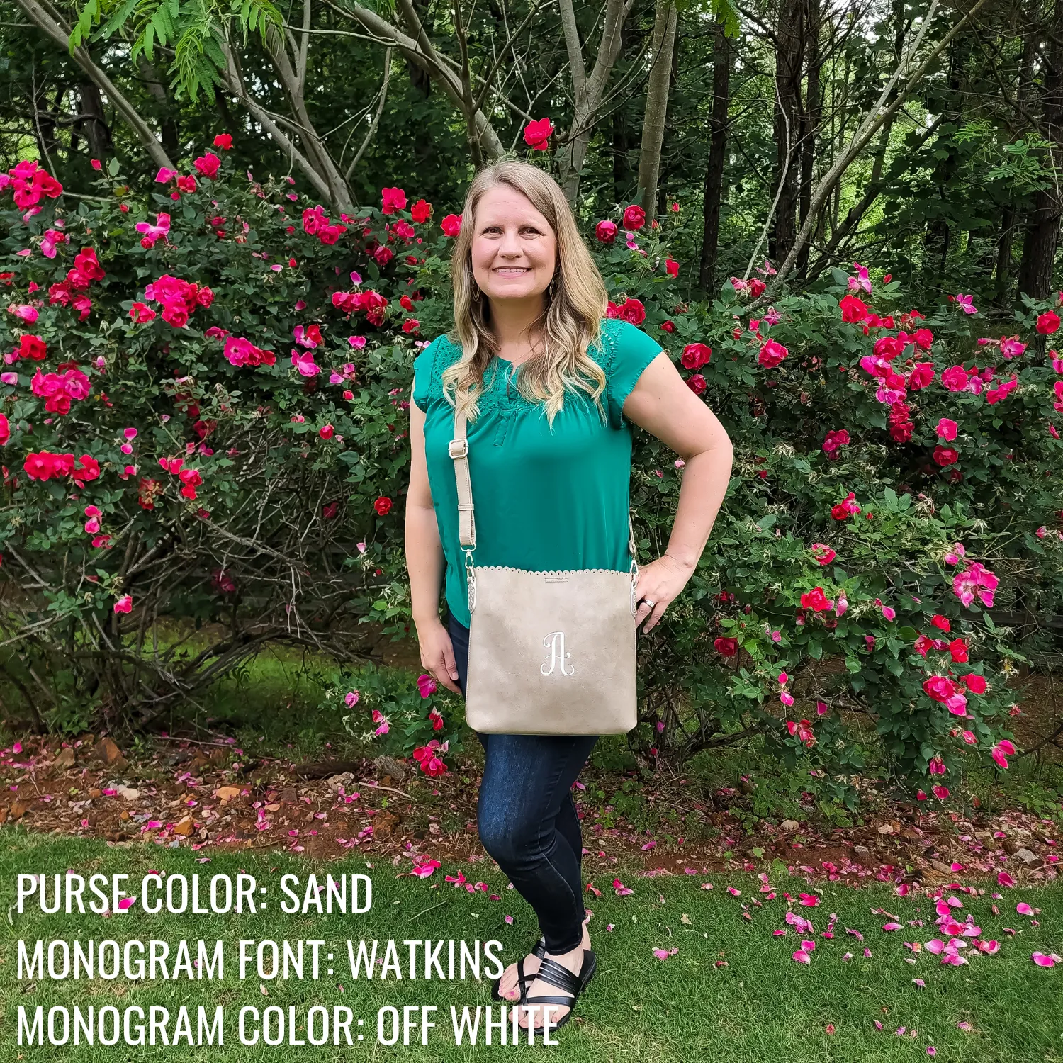Scalloped Bag in a Bag Tote Purse - Vegan Leather - 4 Colors