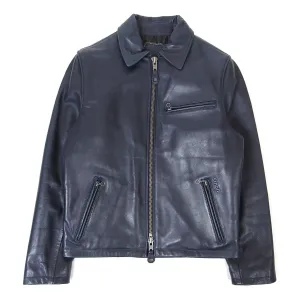 Schott x Men Look Leather Jacket Size Medium