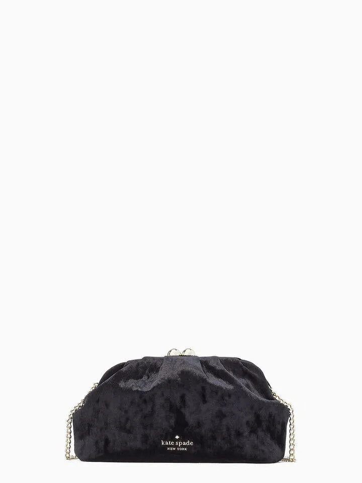 Scrunchy Crushed Velvet Convertible Clutch